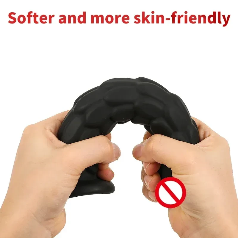 body safe silicone anal toy black