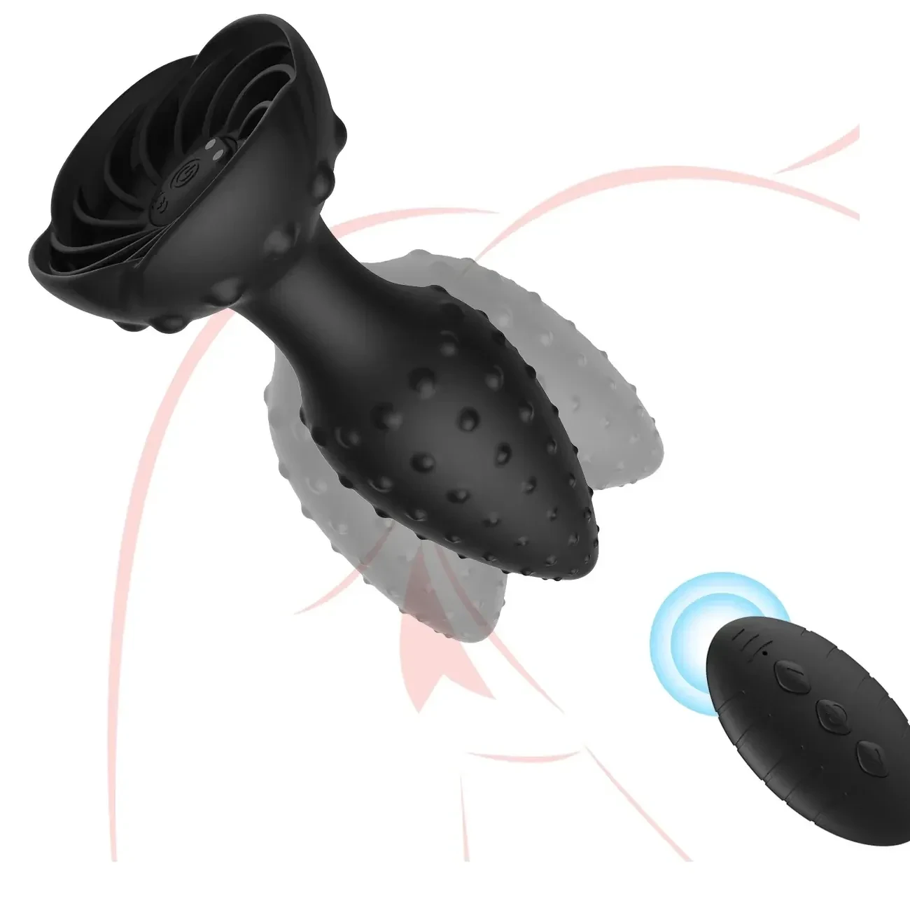 body safe silicone anal vibrator 2