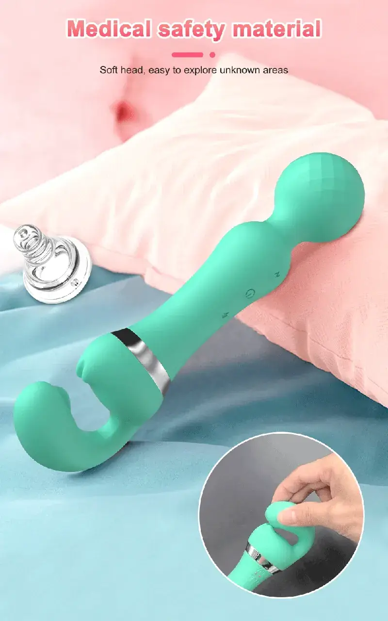 body safe silicone dual massager 1