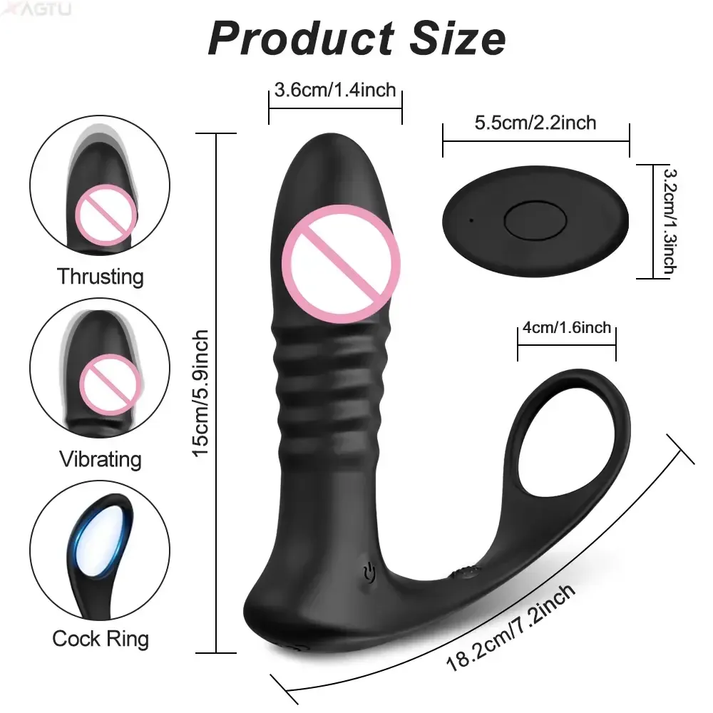 body safe silicone prostate stimulator men