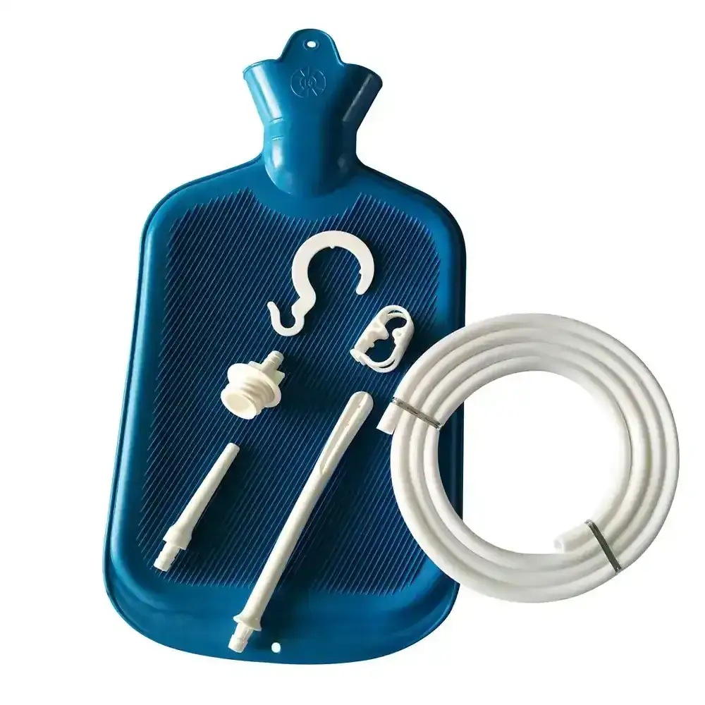 body safe silicone reusable enema kit