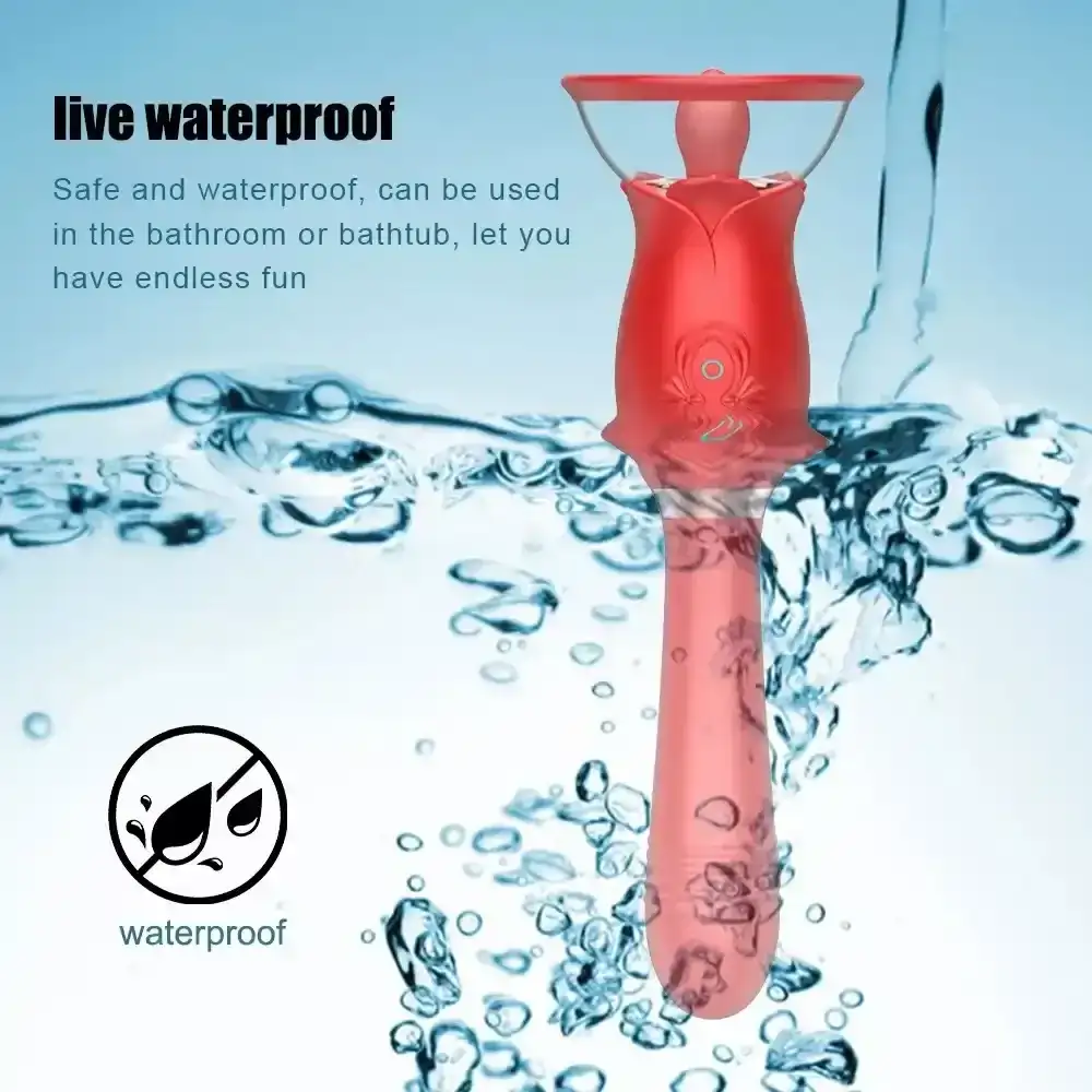 body safe silicone rose vibrator 2