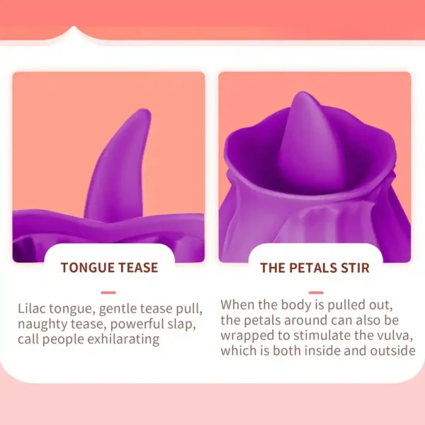 body safe silicone rose vibrator