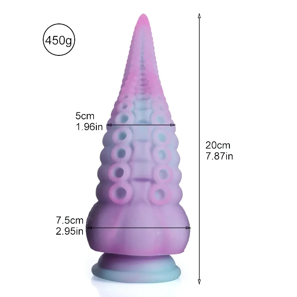 butt plug silicone octopus tentacle shape