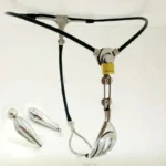 chastity belt with anal plug female