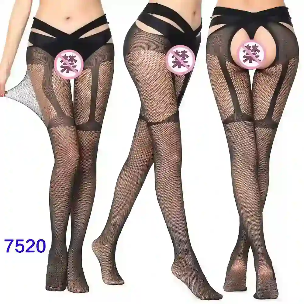 classic black nylon fishnet