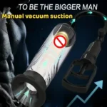 clear plastic manual penis enlarger