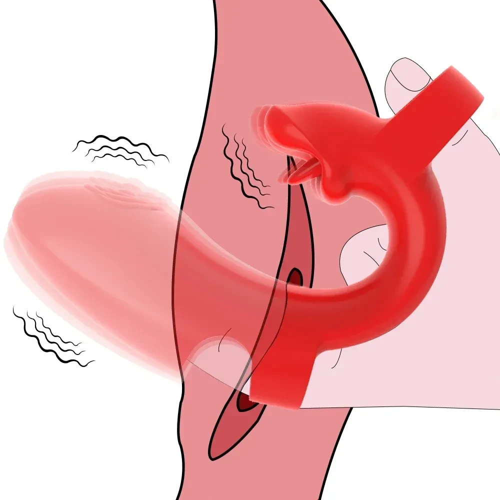 clit licking suction device