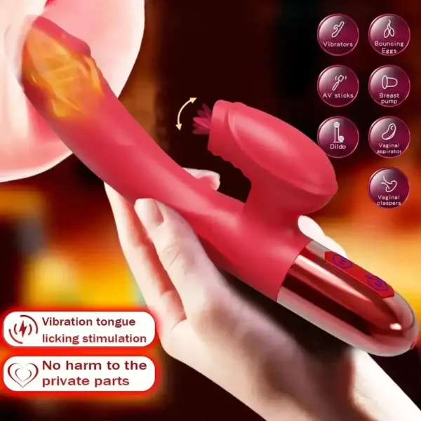 clitoral g-spot stimulator heating