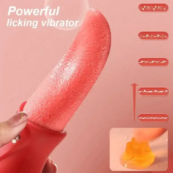 clitoral suction tongue toy for women