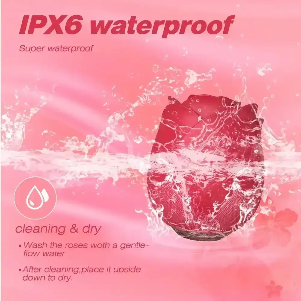 clitoral suction toy waterproof red