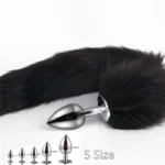 comfort fit metal tail plug
