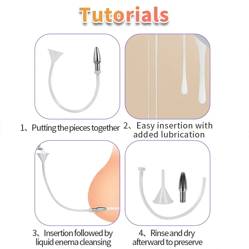 comfortable enema for anal hygiene