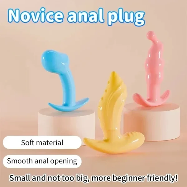 comfortable wear silicone anal training