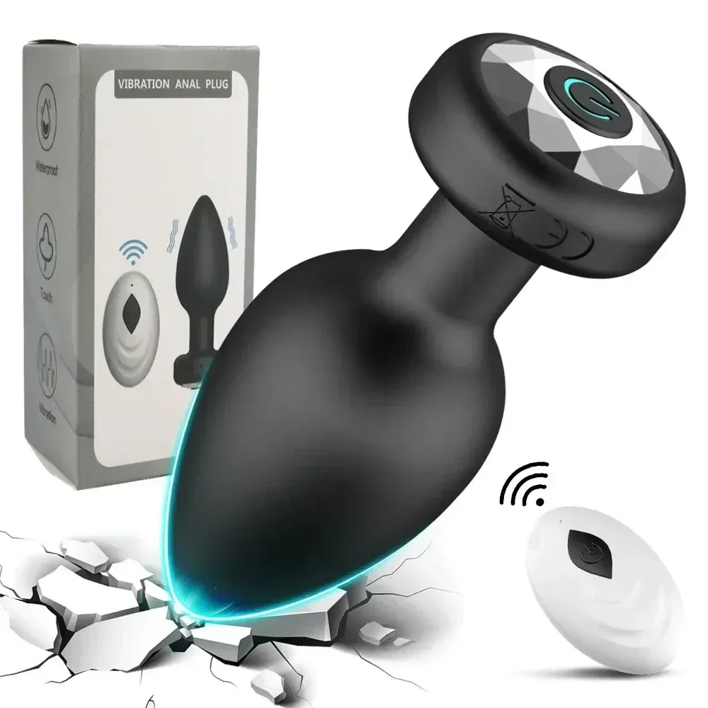 compact remote control anal vibrator