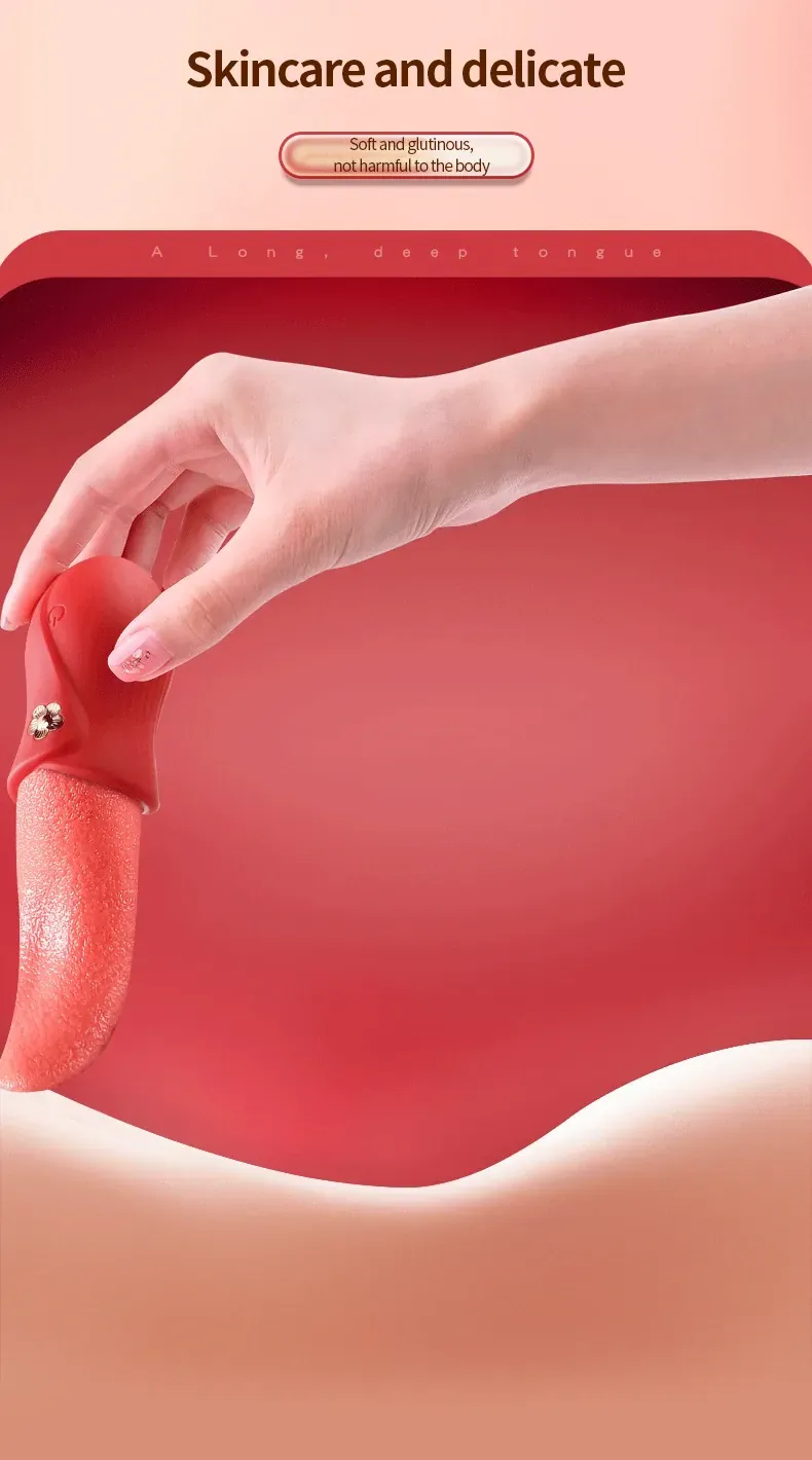 compact usb rechargeable licking vibrator