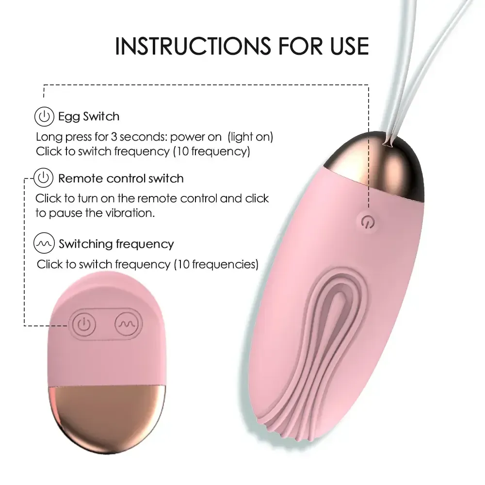 compact wireless egg vibrator
