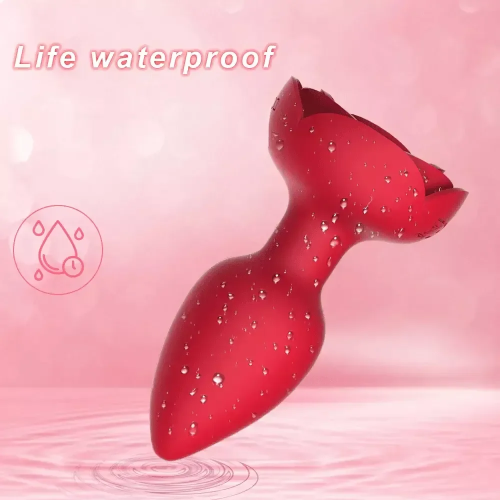 contoured bullet shape vibrating plug