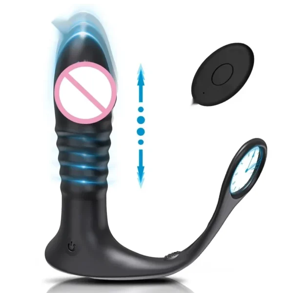 contoured silicone prostate massager anal