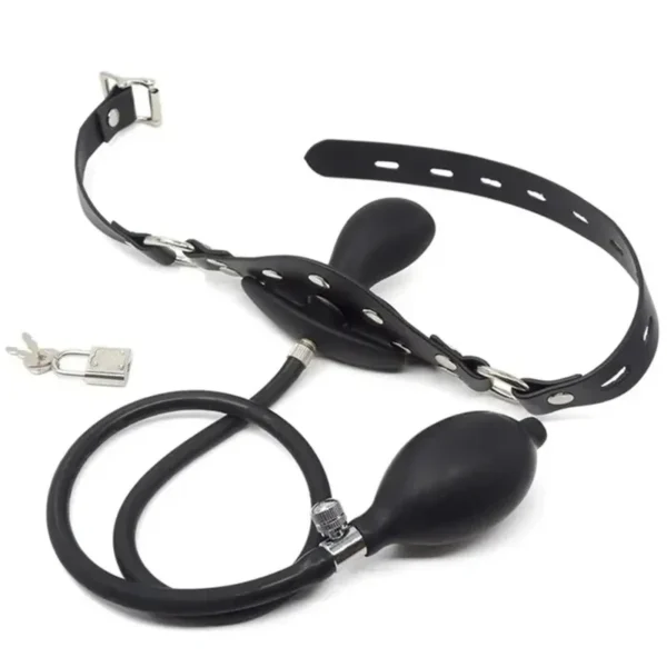 couples roleplay mouth gag lock