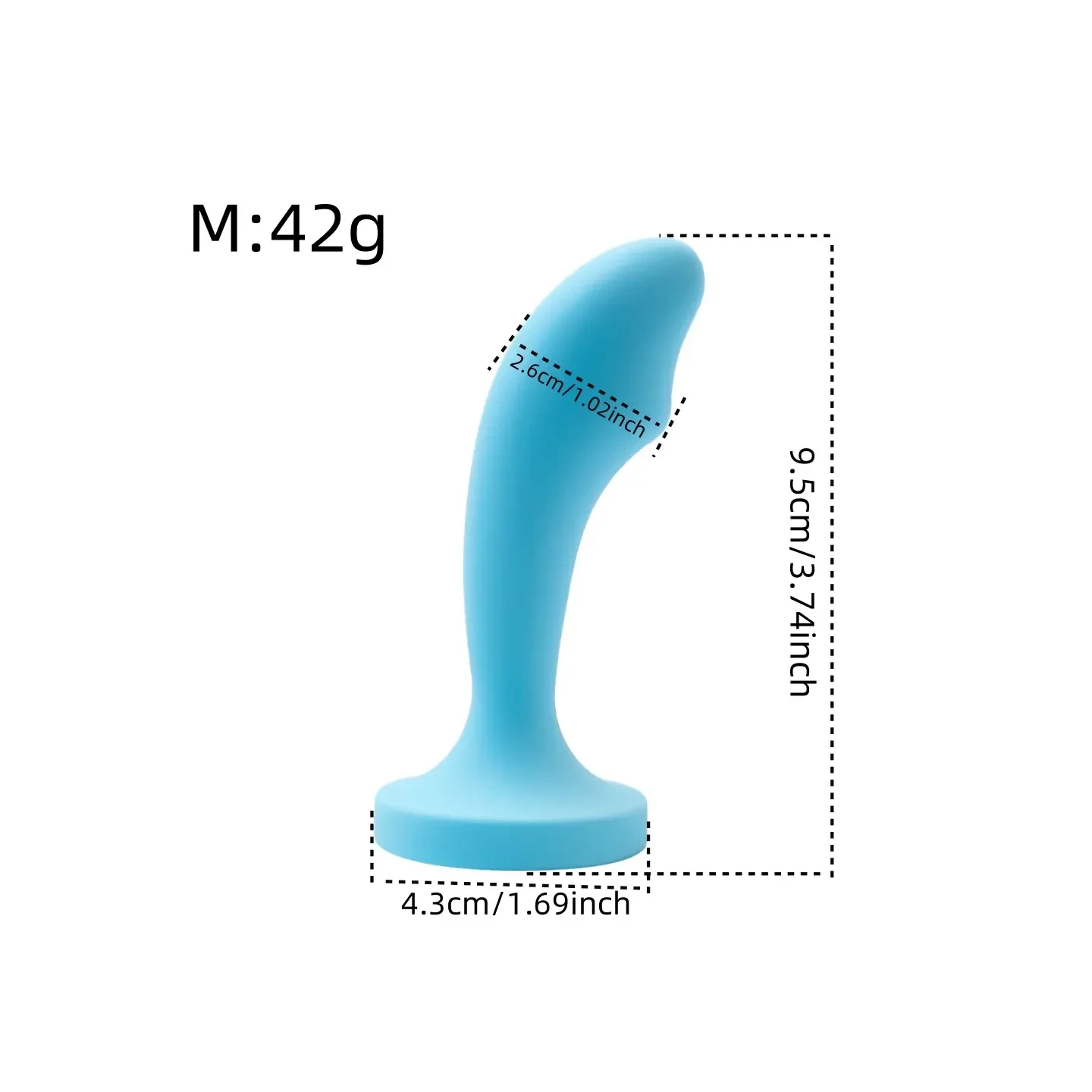 crystal base anal plug secure grip