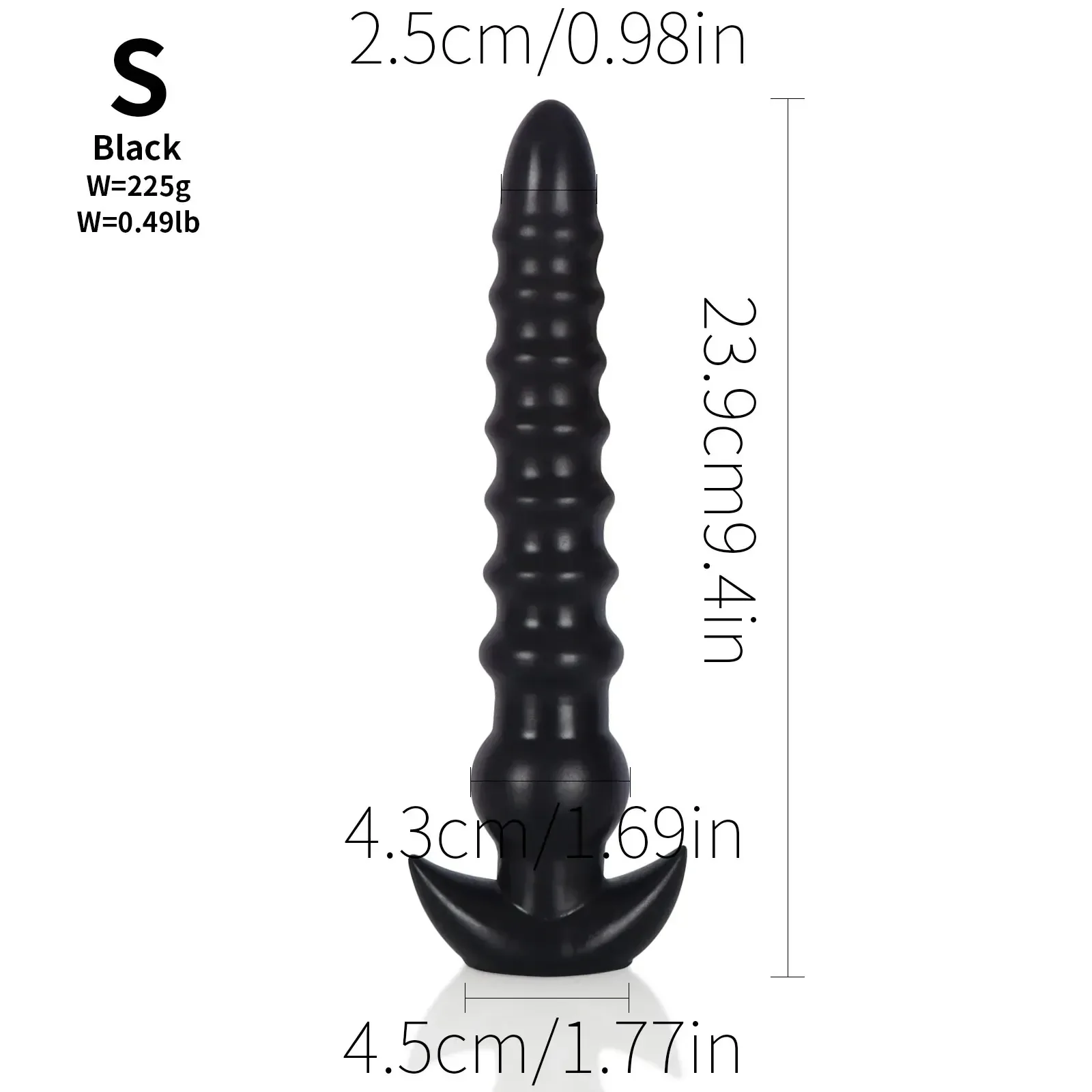 curved anal plug for stimulation