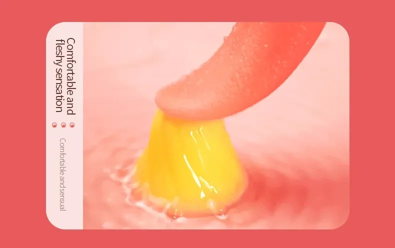 curved shape g spot tongue licker