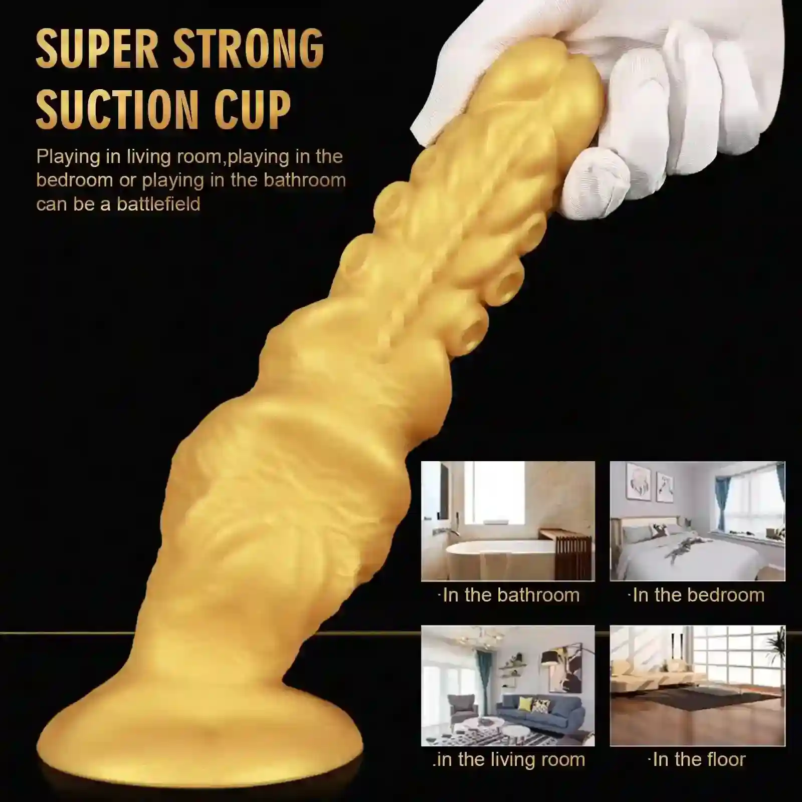 curved tentacle anal plug for stretching