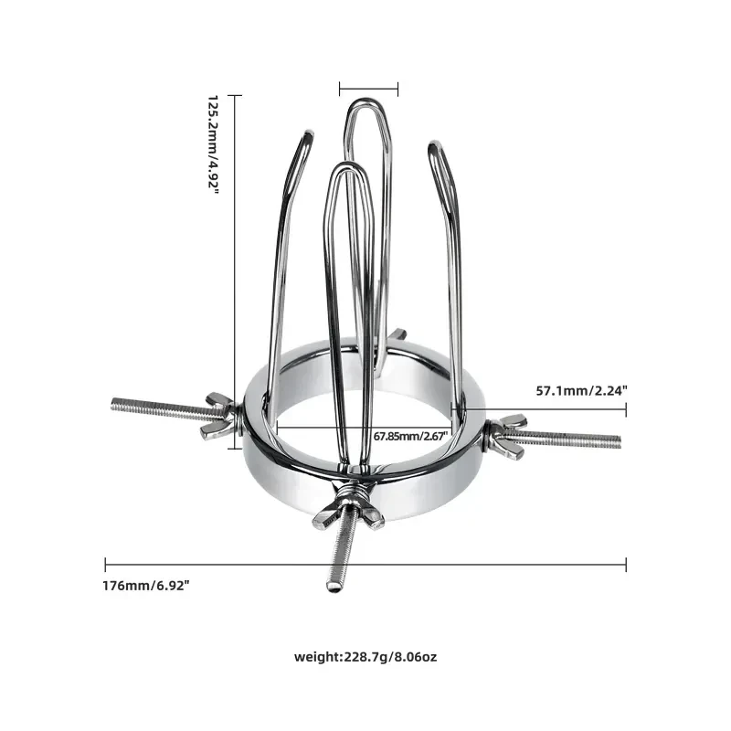 cylindrical metal anal dilator