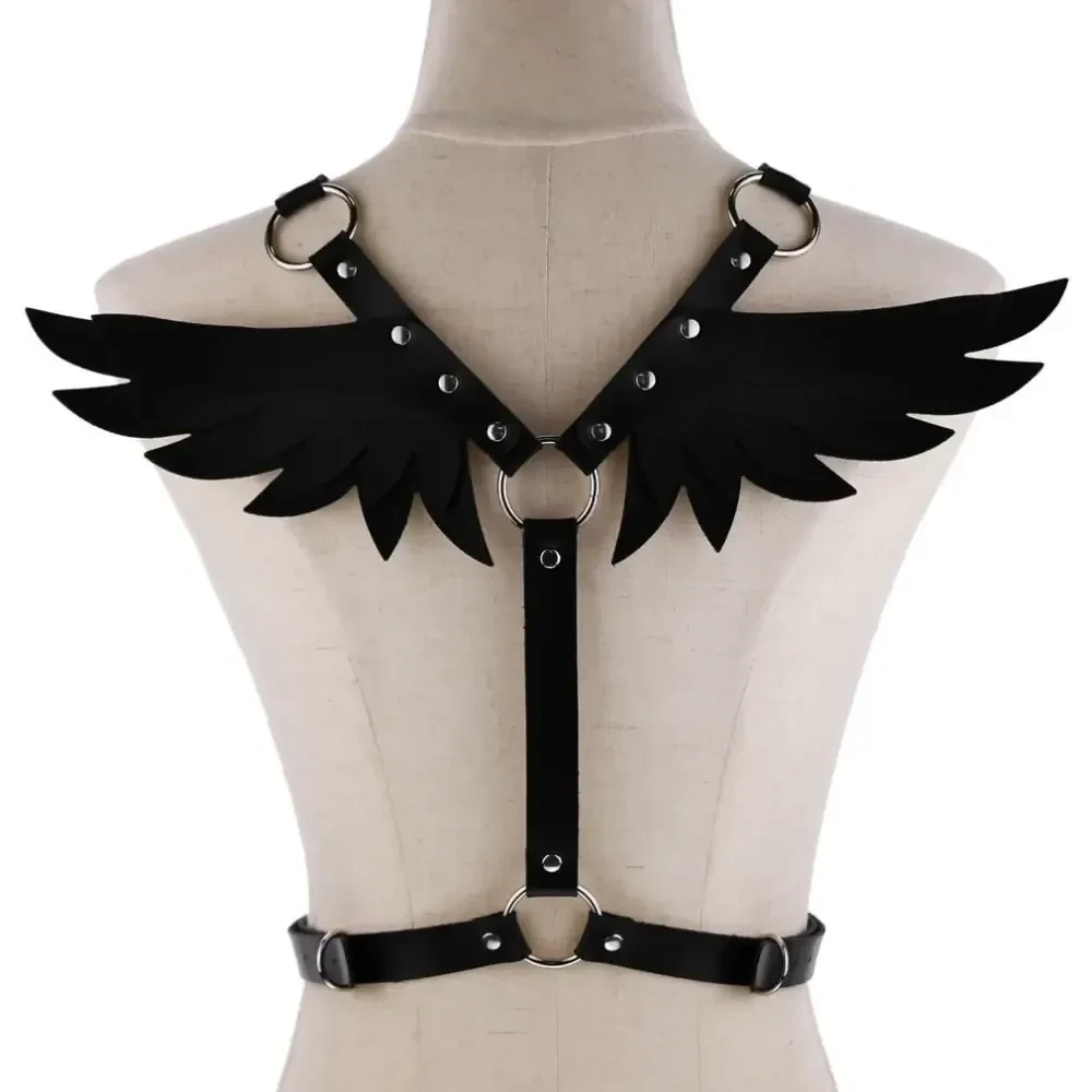 daring leather wing costume accessory