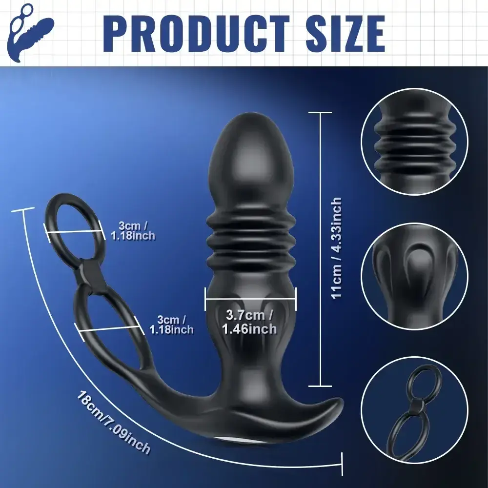 deep prostate massage silicone waterproof