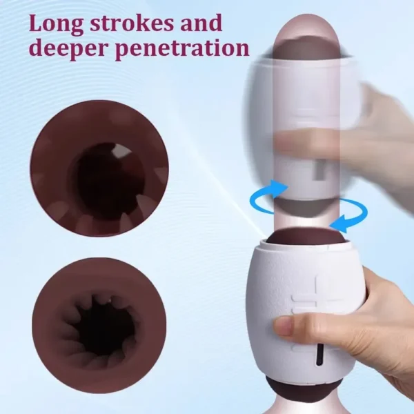 deep throat simulation male masturbator