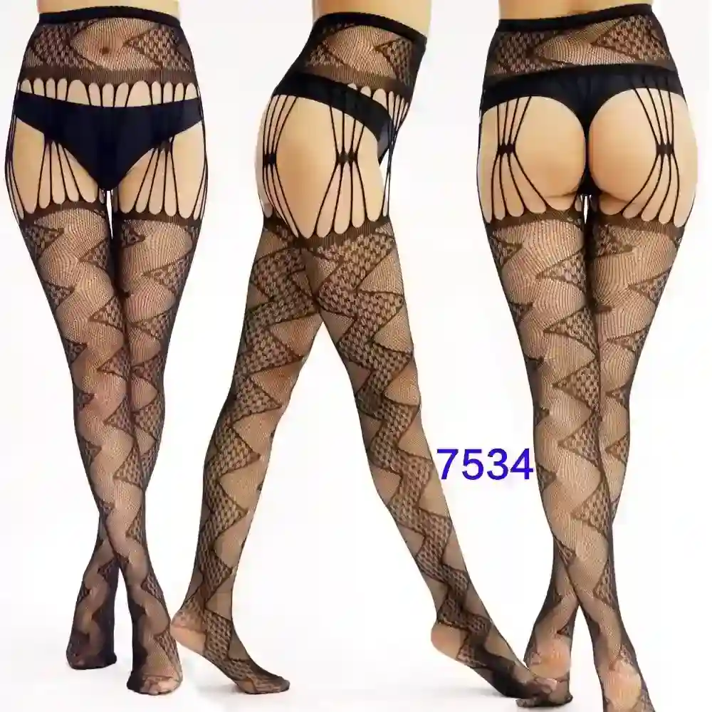 delicate fishnet pattern nylon stockings