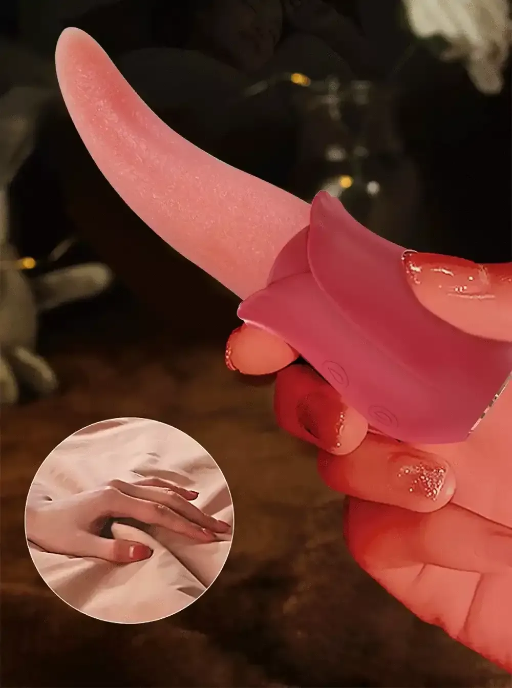 delicate tongue teasing clit vibrator