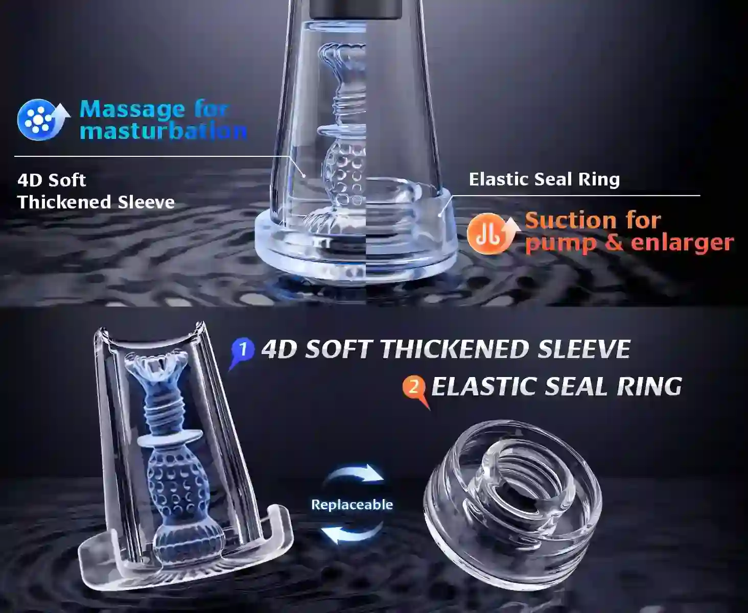 detachable tpe sleeve for cleaning
