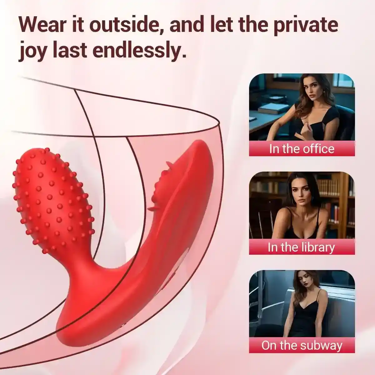 discreet clitoral vibrator app modes