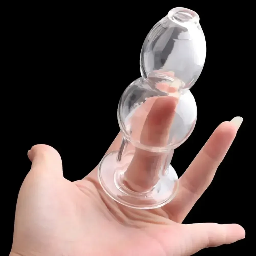 discreet glass anal plug travel