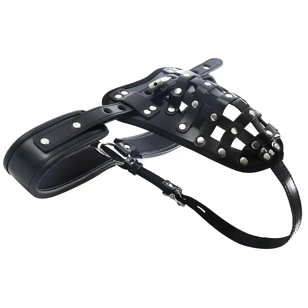 discreet metal leather chastity belt