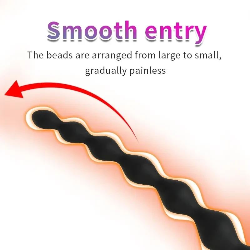 discreet packaging anal beads black