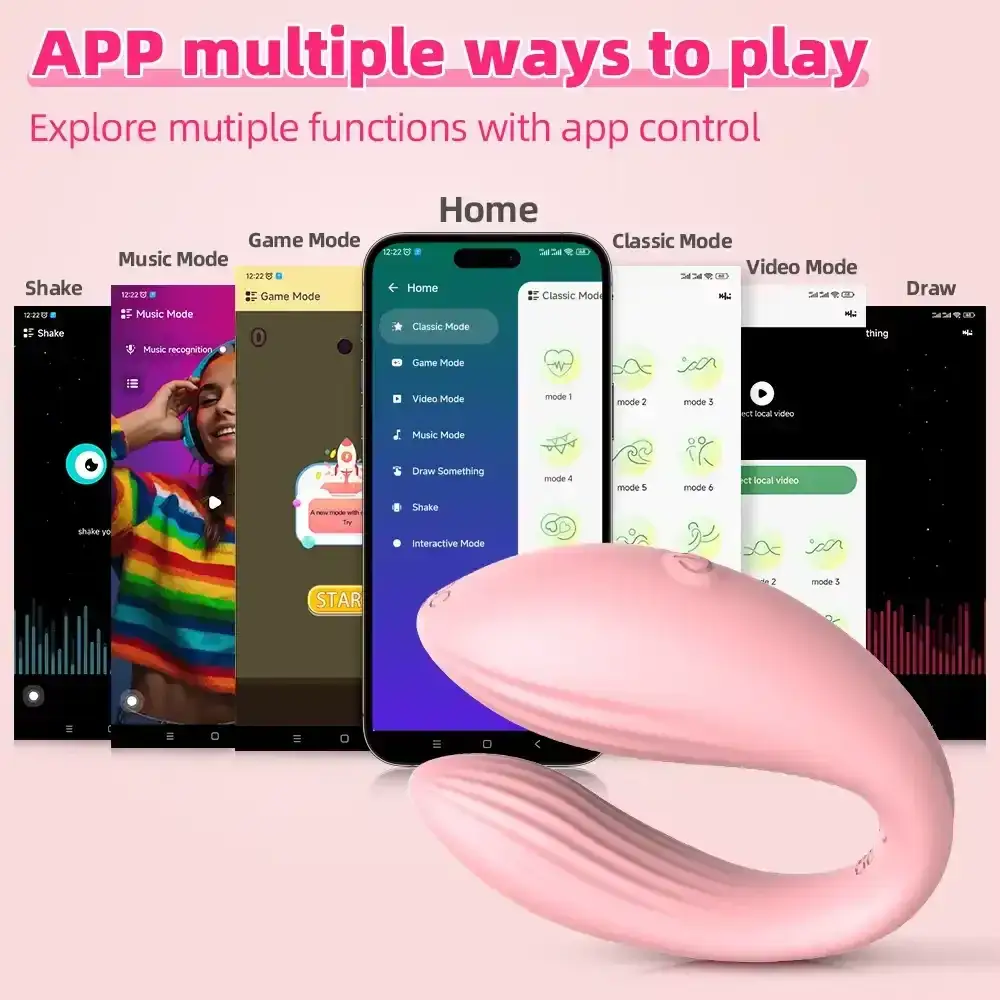 discreet quiet app control vibrator