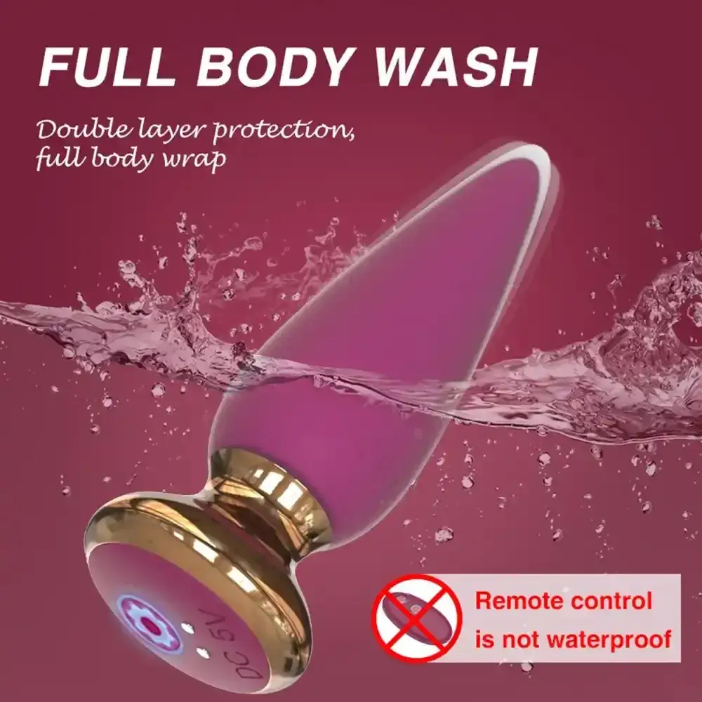 discreet quiet vibrating butt plug