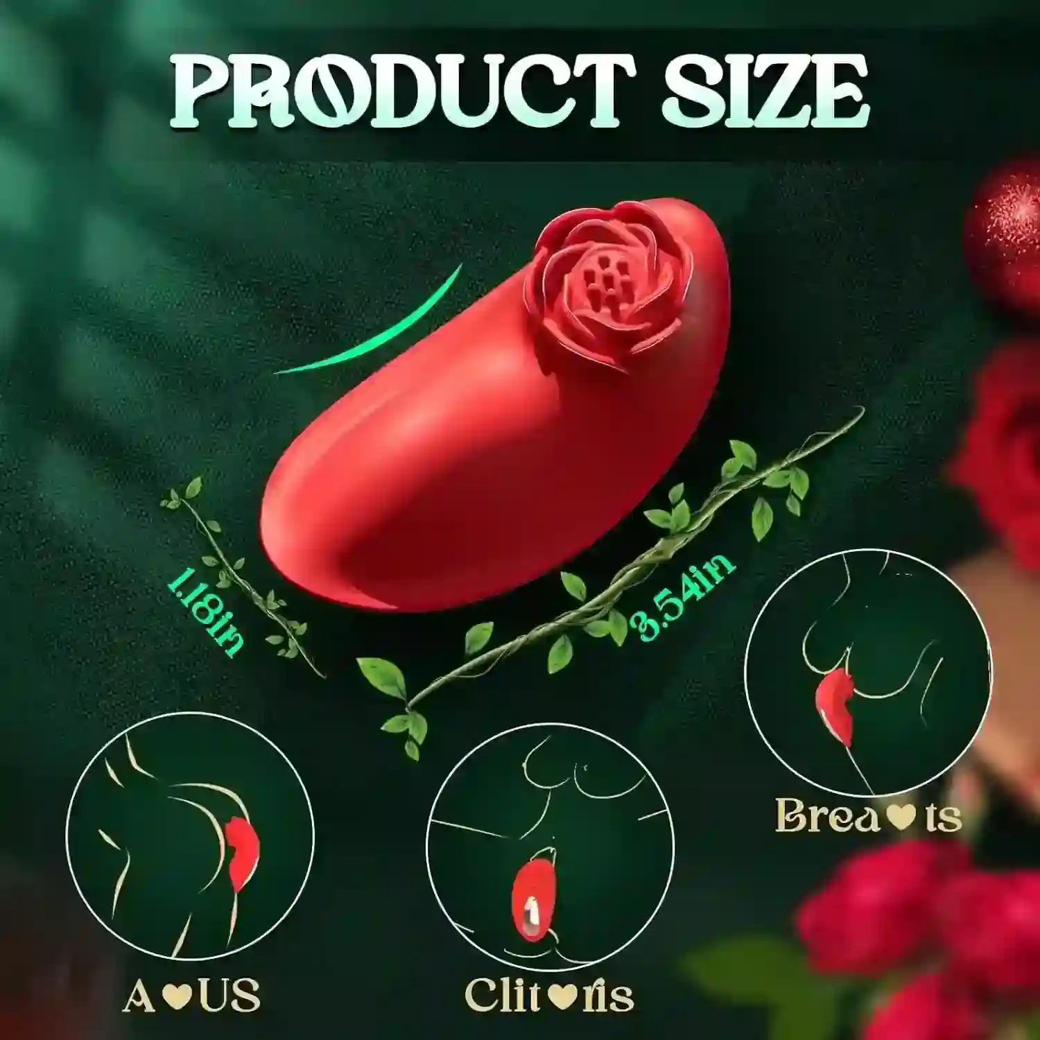 discreet rose vibrator travel friendly