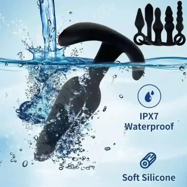 discreet silicone anal plug small size