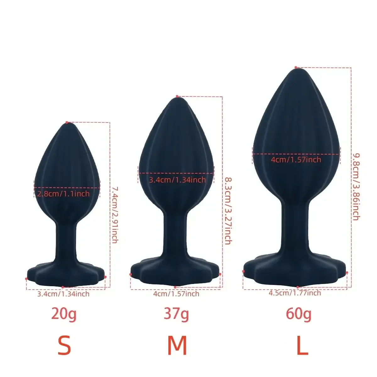 discreet silicone anal plug travel friendly