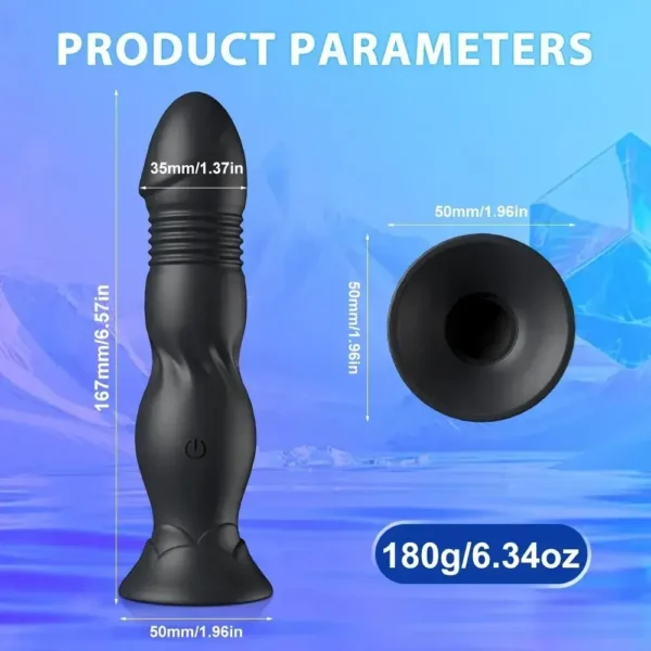 discreet silicone prostate vibrator