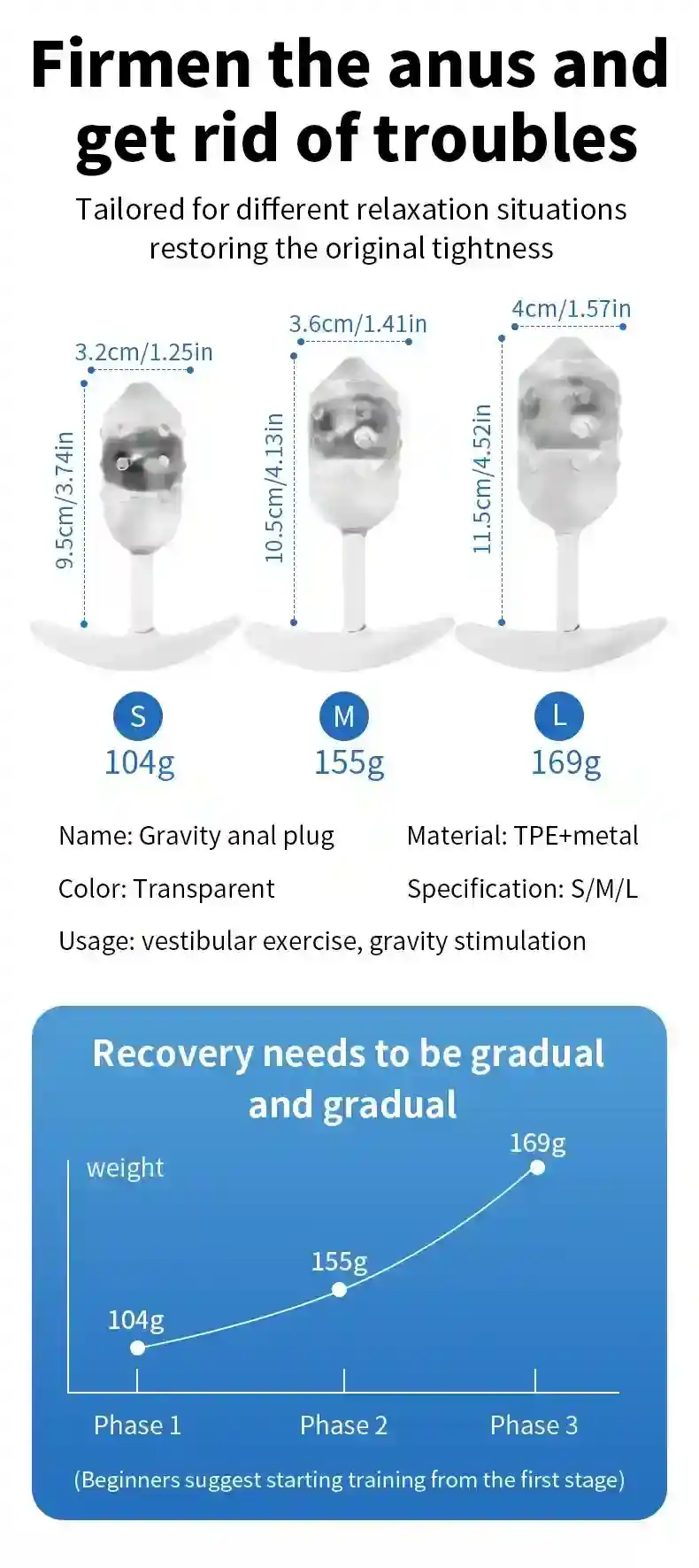 discreet wearable anal stimulation toy
