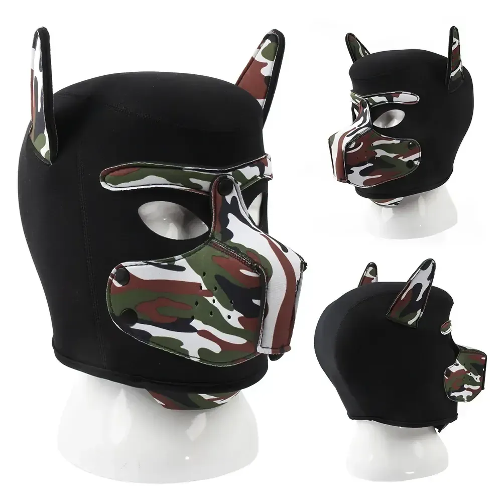 dog role play adjustable mask