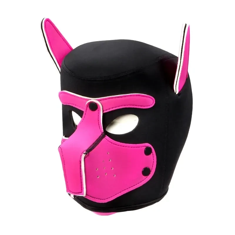 dog role play pvc hood