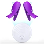 dolphin shape breast vibrator pink