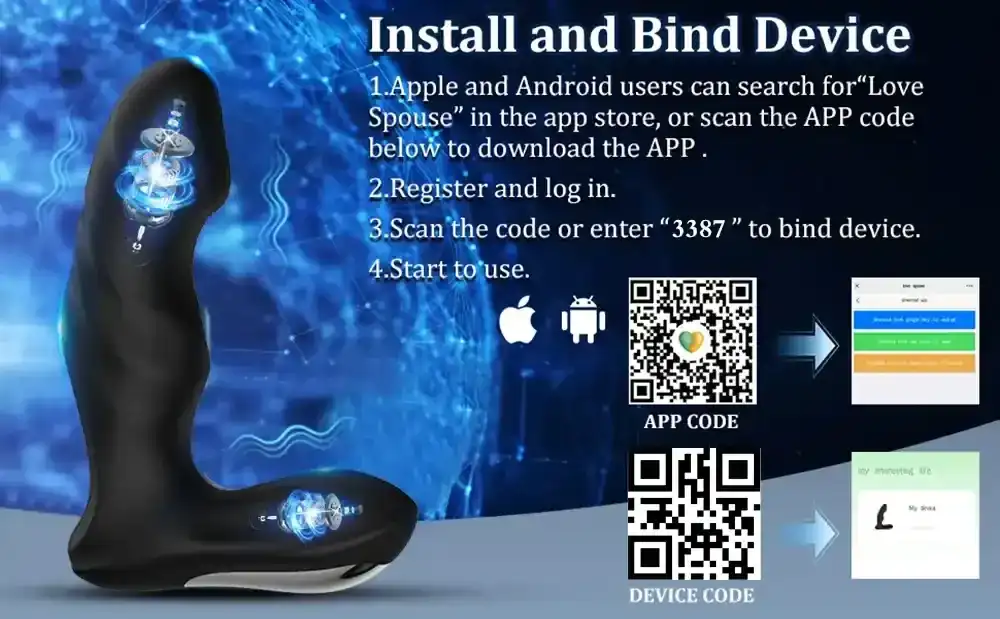 double motor prostate stimulator waterproof